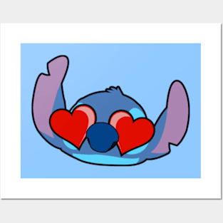 Stitch in Love Posters and Art